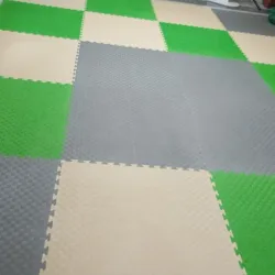 Игровой модульный пол для детской комнаты  100x100 см, толщина 1,5 см